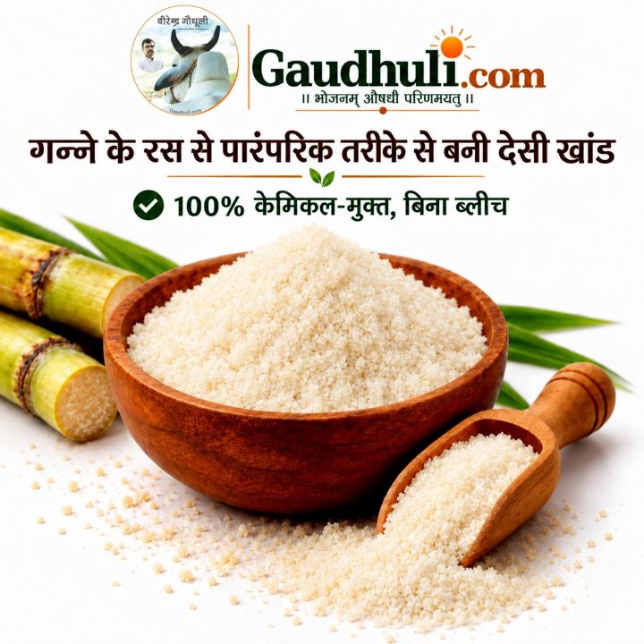 organic desi khaand / देसी खांड (100% chemical free)