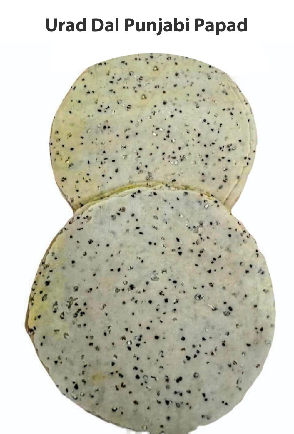 organic urad panjabi papad – उड़द पंजाबी पापड़ – 250 gm (vaccum packing)