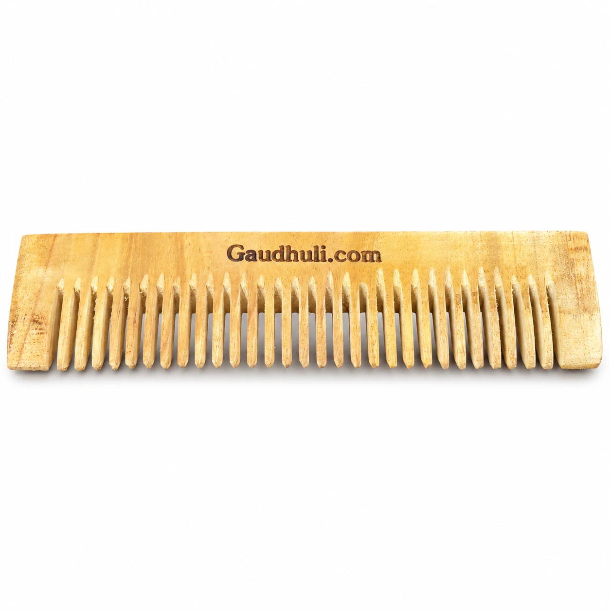 oil treated neem wood comb / नीम लकड़ी की कंघी