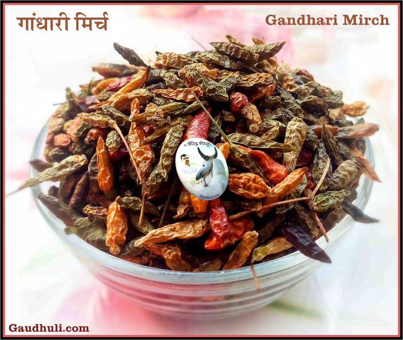 bird's eye chilli / gandhari mirch / गांधारी मिर्च / कंथारी मिर्च – 100 gm
