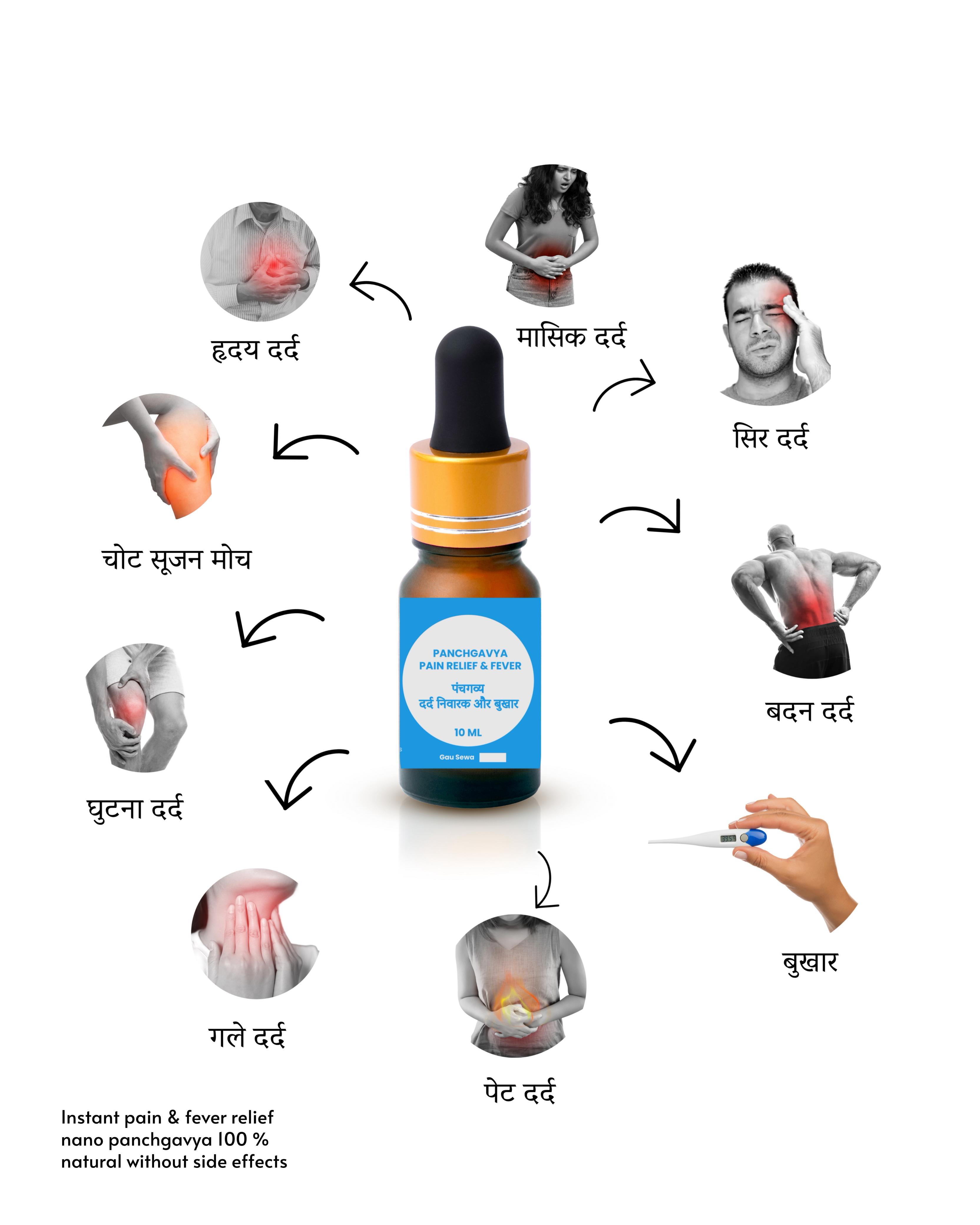 panchgavya pain relief & fever 15ml