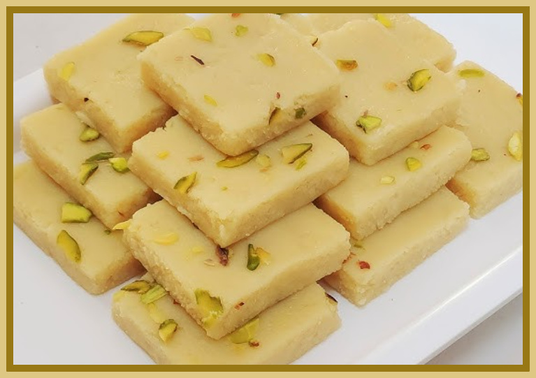 काजू बर्फी / kaju barfi : देशी खांड से निर्मित अग्रिम बुकिंग 10 अक्टूबर 2025 तक (डाक सेवा उपलब्ध)