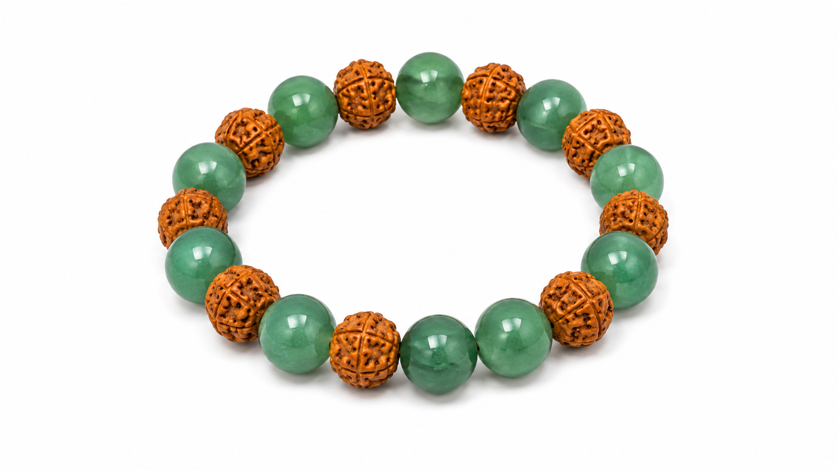dalmation jasper & rudraksha bclt