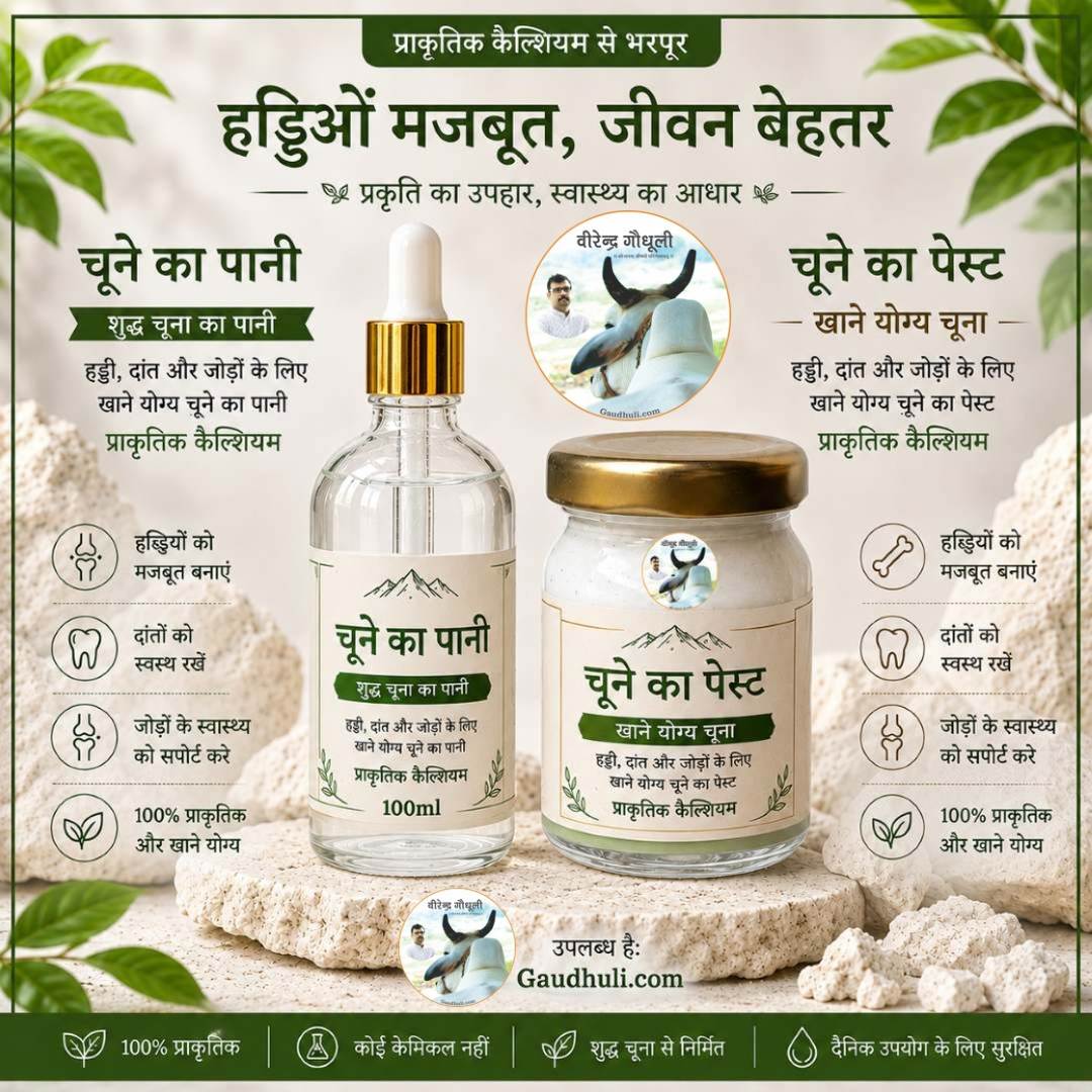 pure edible limestone paste and water? मंत्रौषधि कैल्शियम बूँद 15 ml (copy)