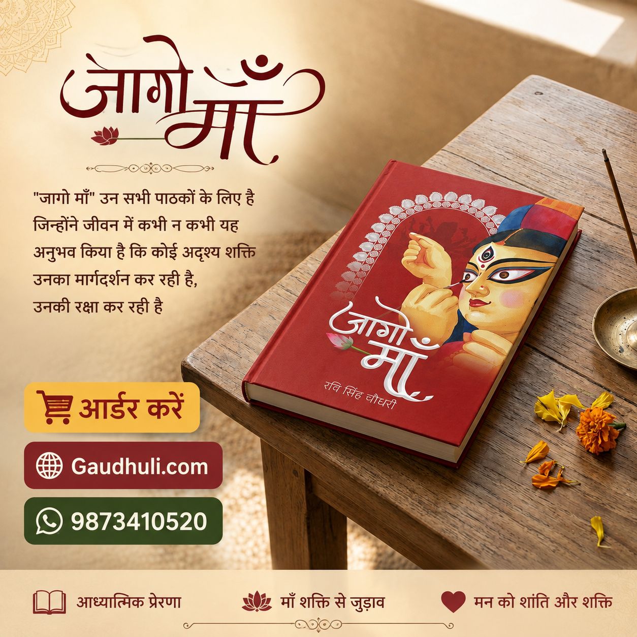 book: जागो माँ लेखक रवि सिंह चौधरी हिंदी में (पेपरबैक)