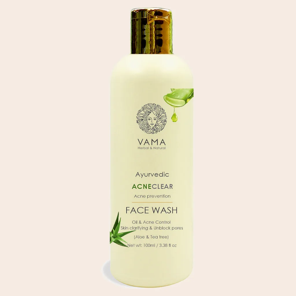 vama ayurvedic acne clear facewash 100ml