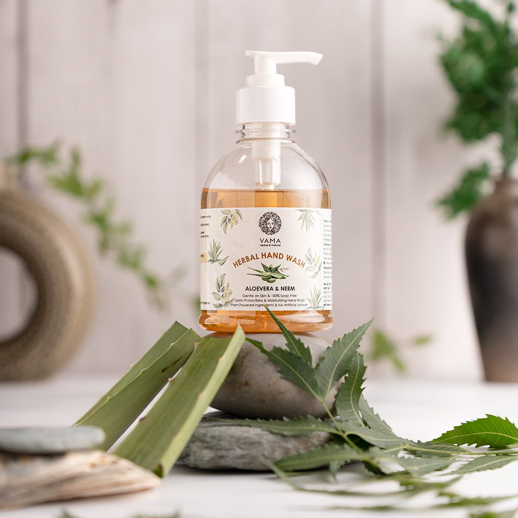 vama aloevera & neem herbal handwash 250ml