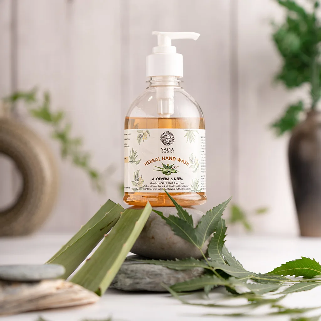 vama aloevera & neem herbal handwash 250ml