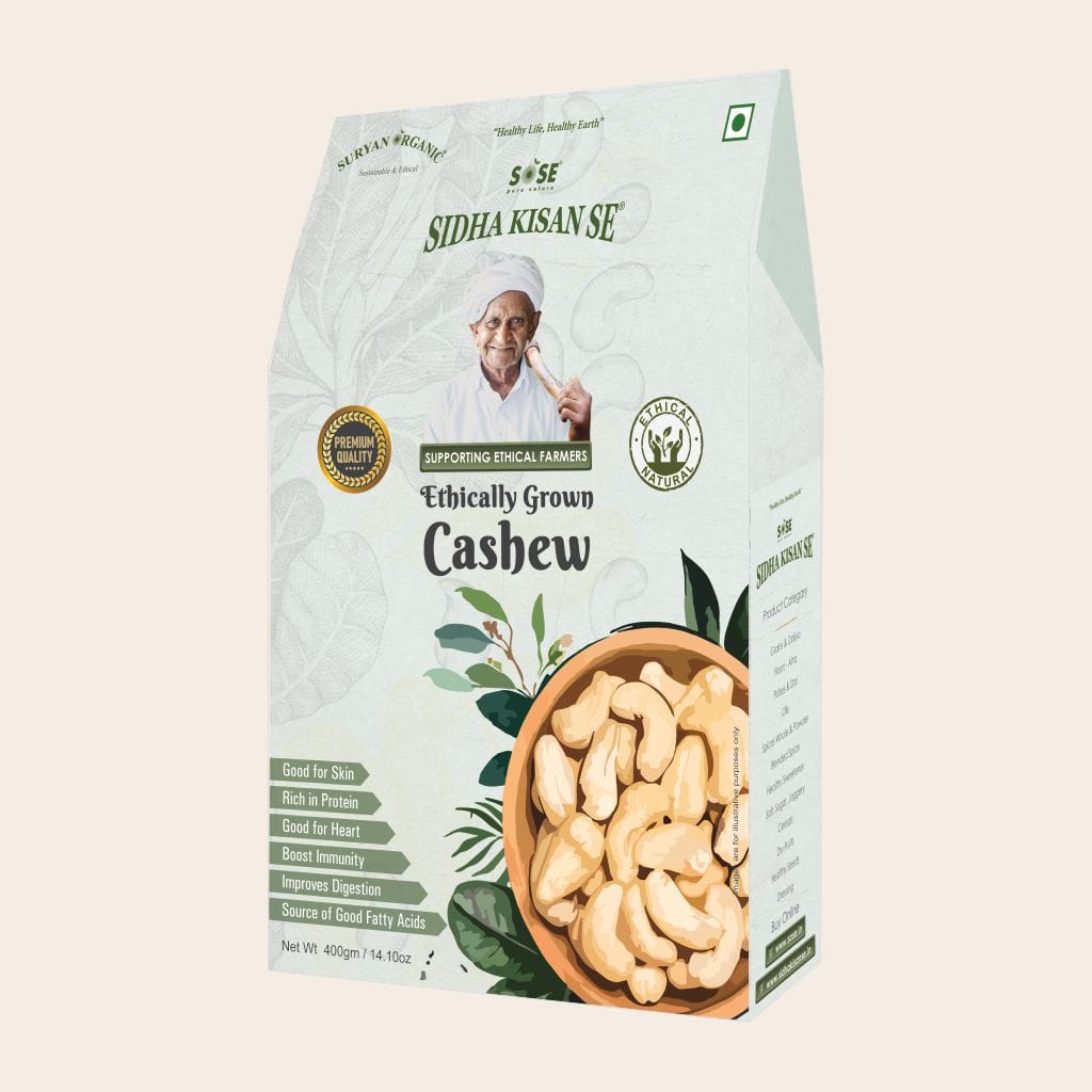 sidha kisan se natural cashew 400gm