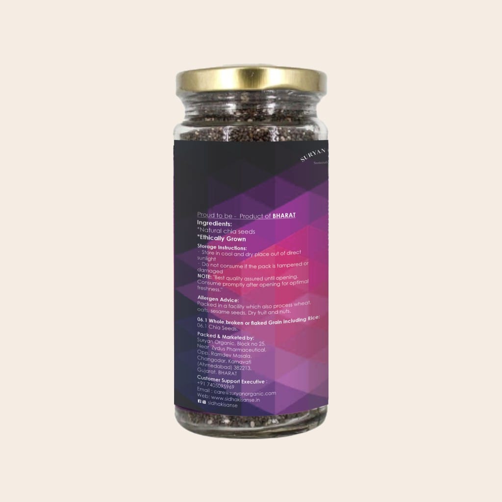 sidha kisan se natural chia seeds 150gm