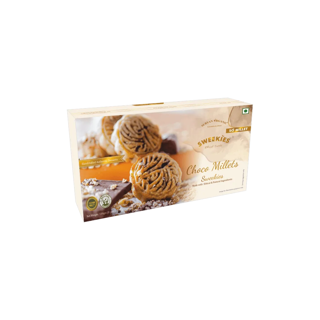 sweekies choco millets 150gm (8pcs)