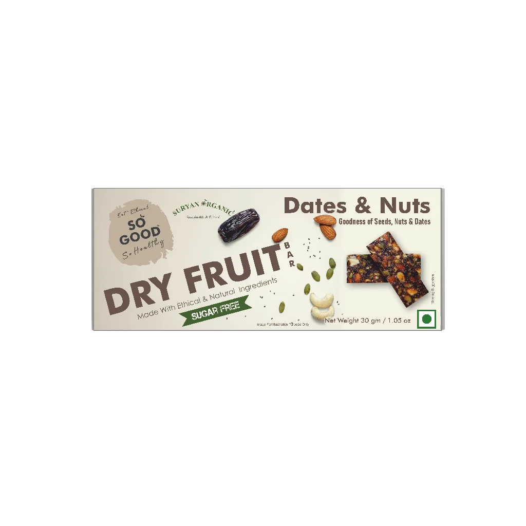 so good dates and nuts dry fruit bar 30gm