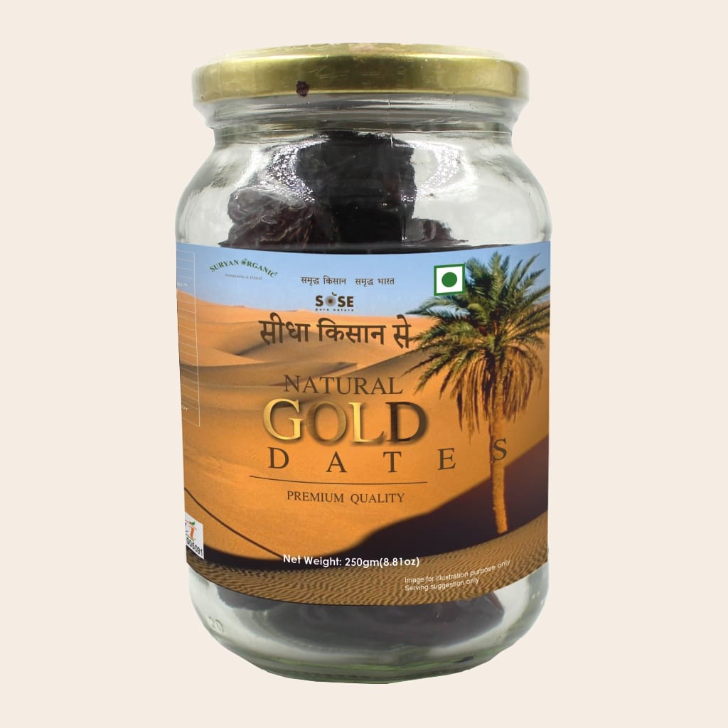 sidha kisan se natural gold dates 250gm