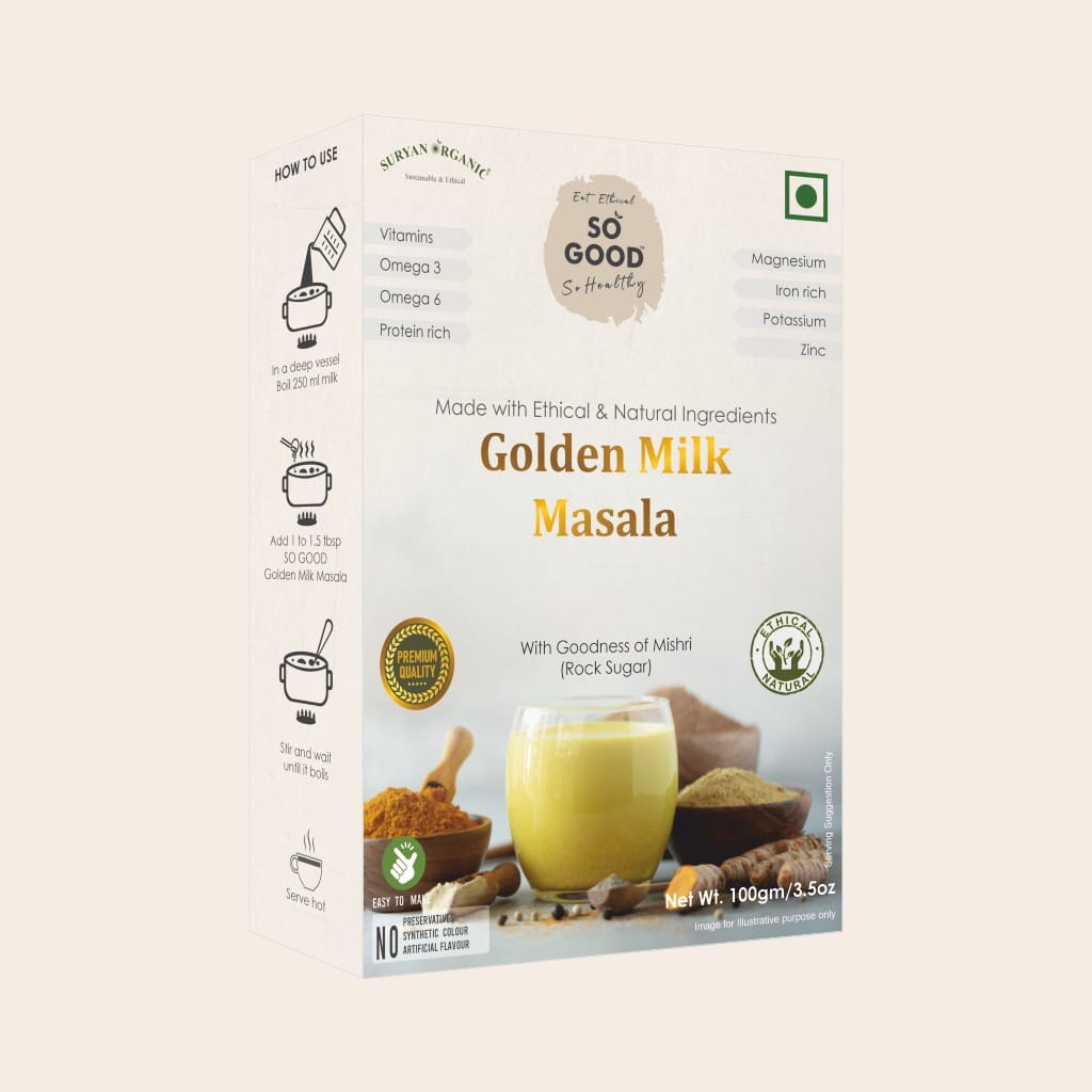 so good natural golden milk masala 100gm