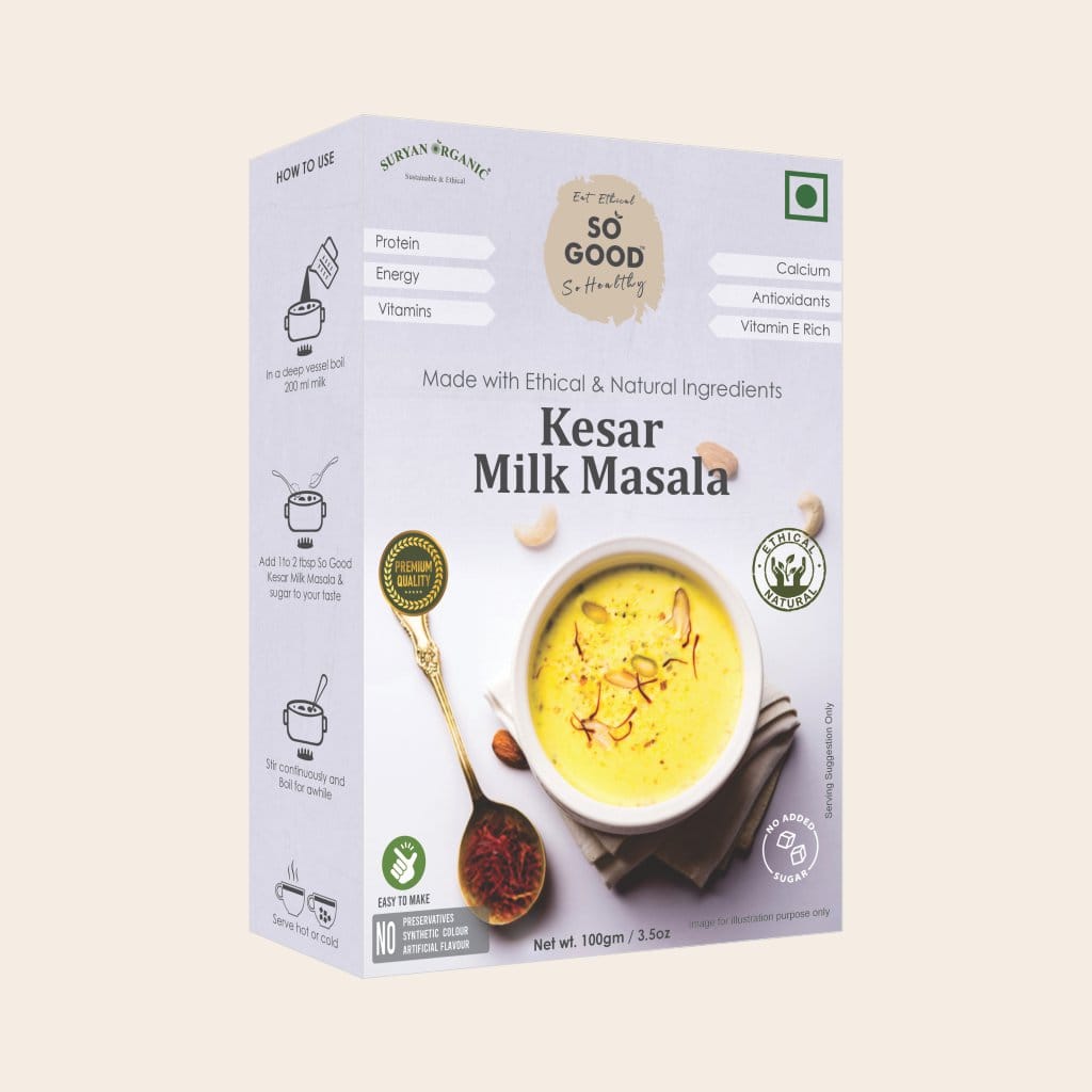 so good natural kesar milk masala 100gm