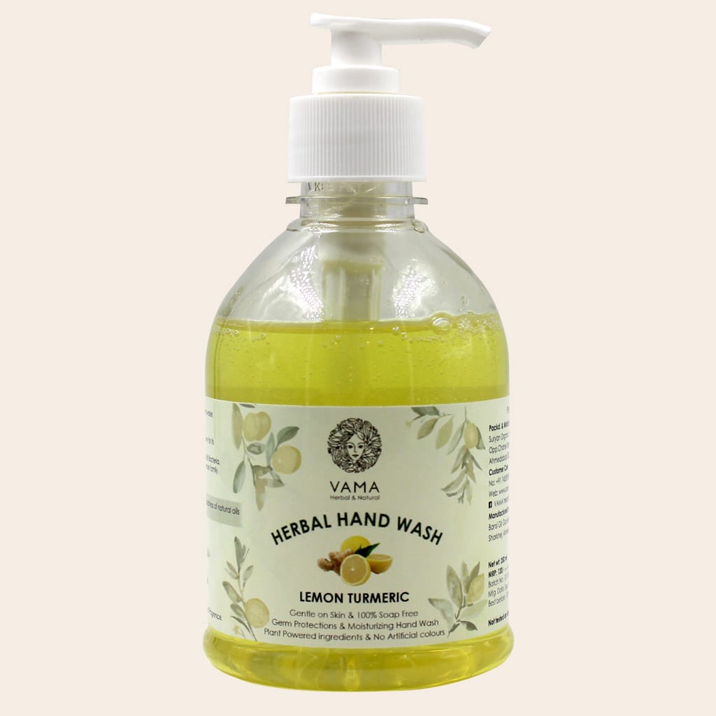 vama lemon turmeric herbal handwash 250ml