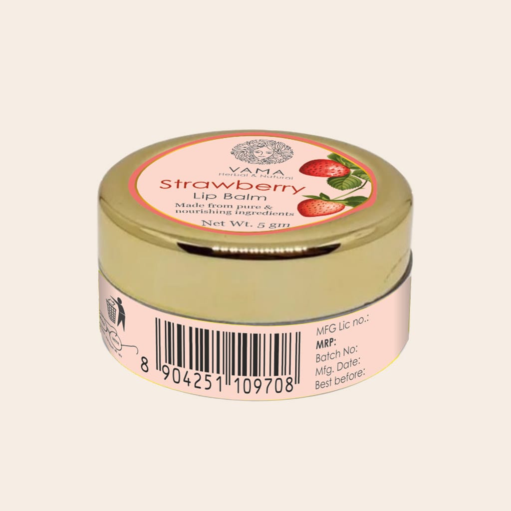 vama strawberry lip balm 5gm