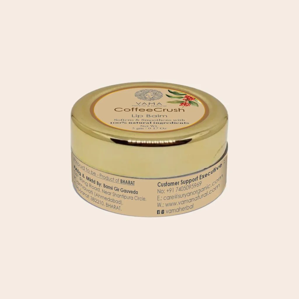 vama coffeecrush lip balm 5gm