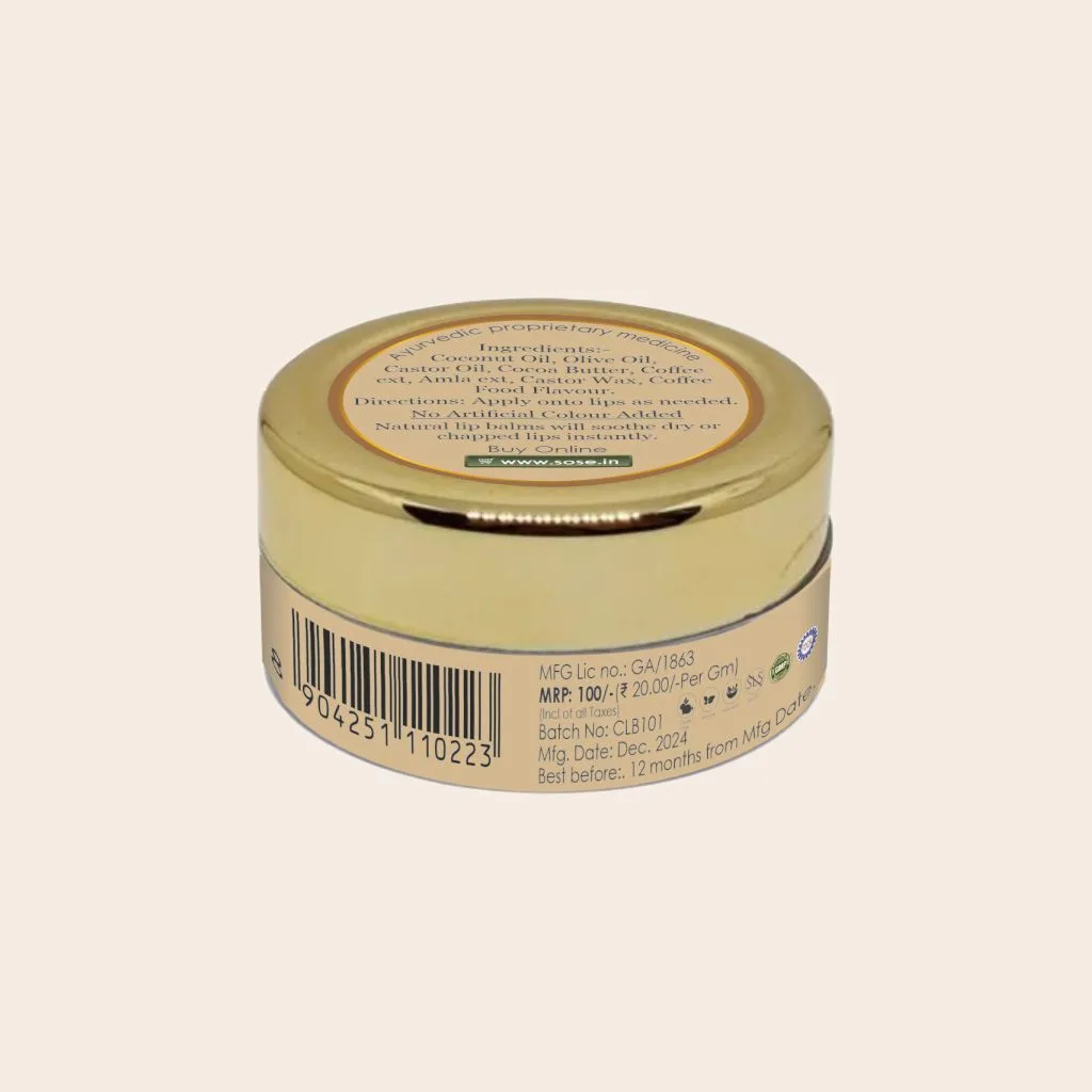 vama coffeecrush lip balm 5gm