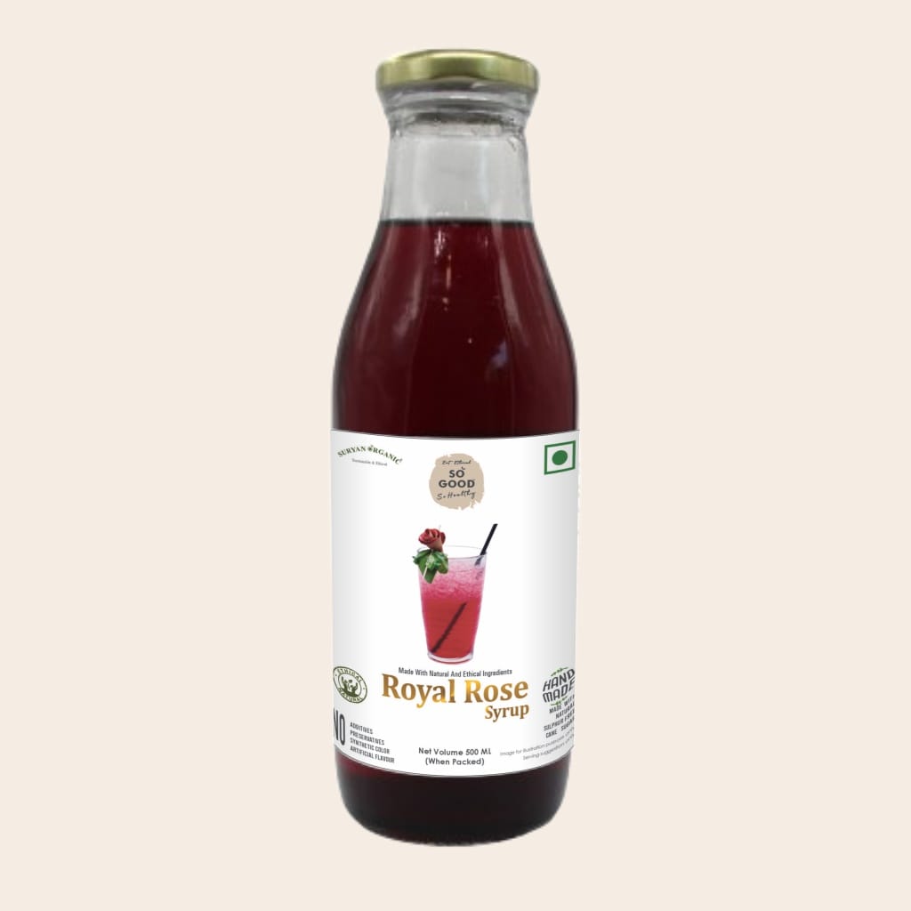so good natural royal rose syrup 500ml