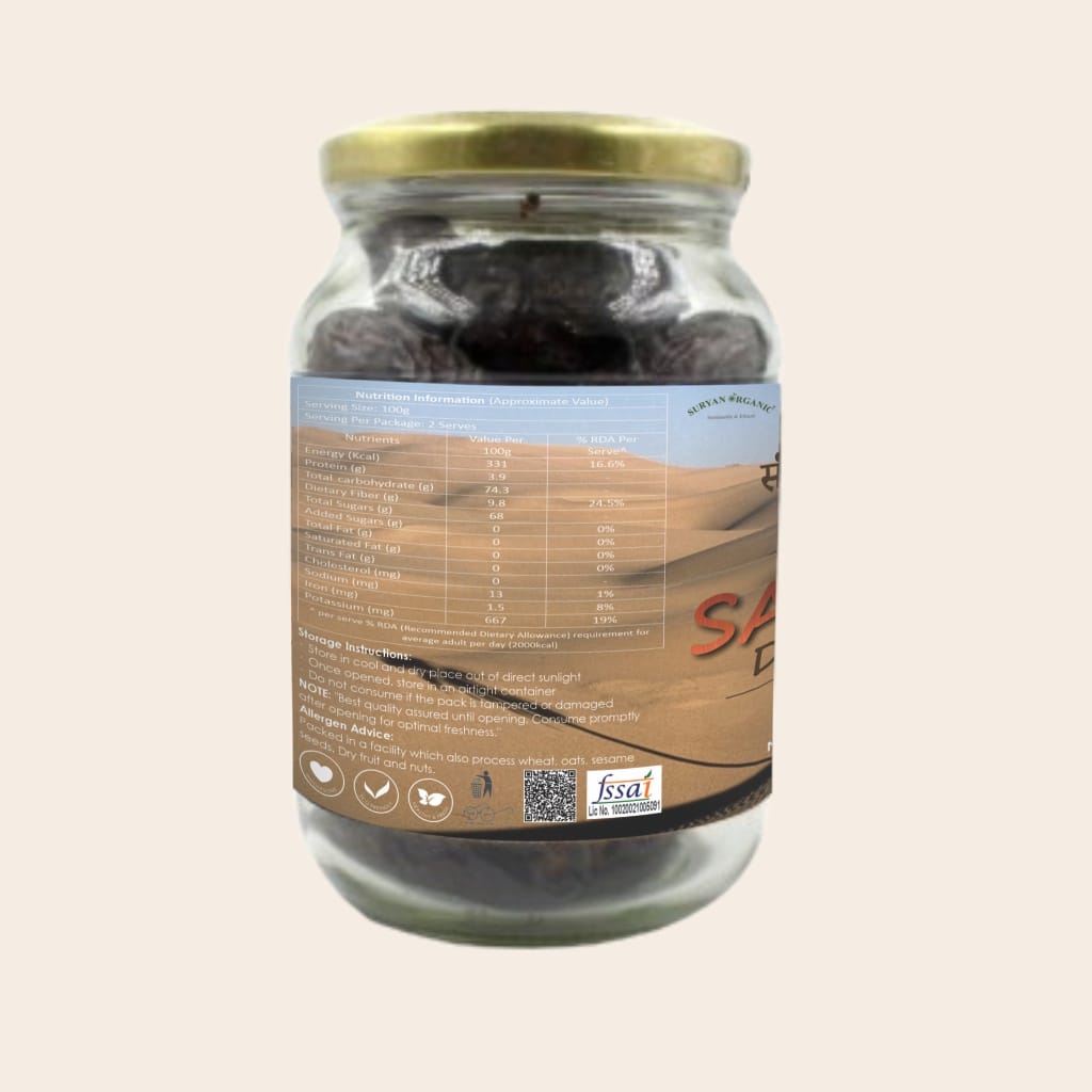 sidha kisan se natural saffron dates 250gm