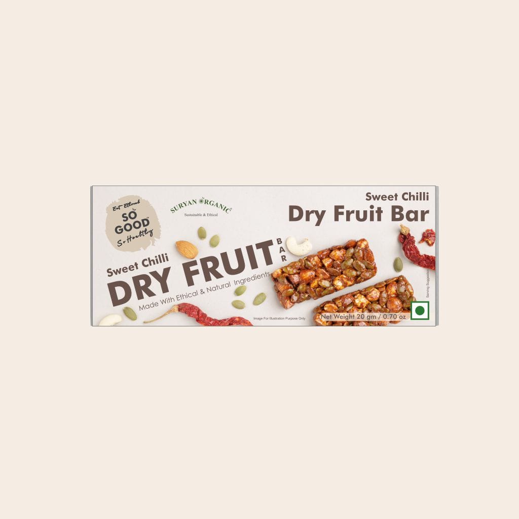 so good sweet chilli dry fruit bar 20gm