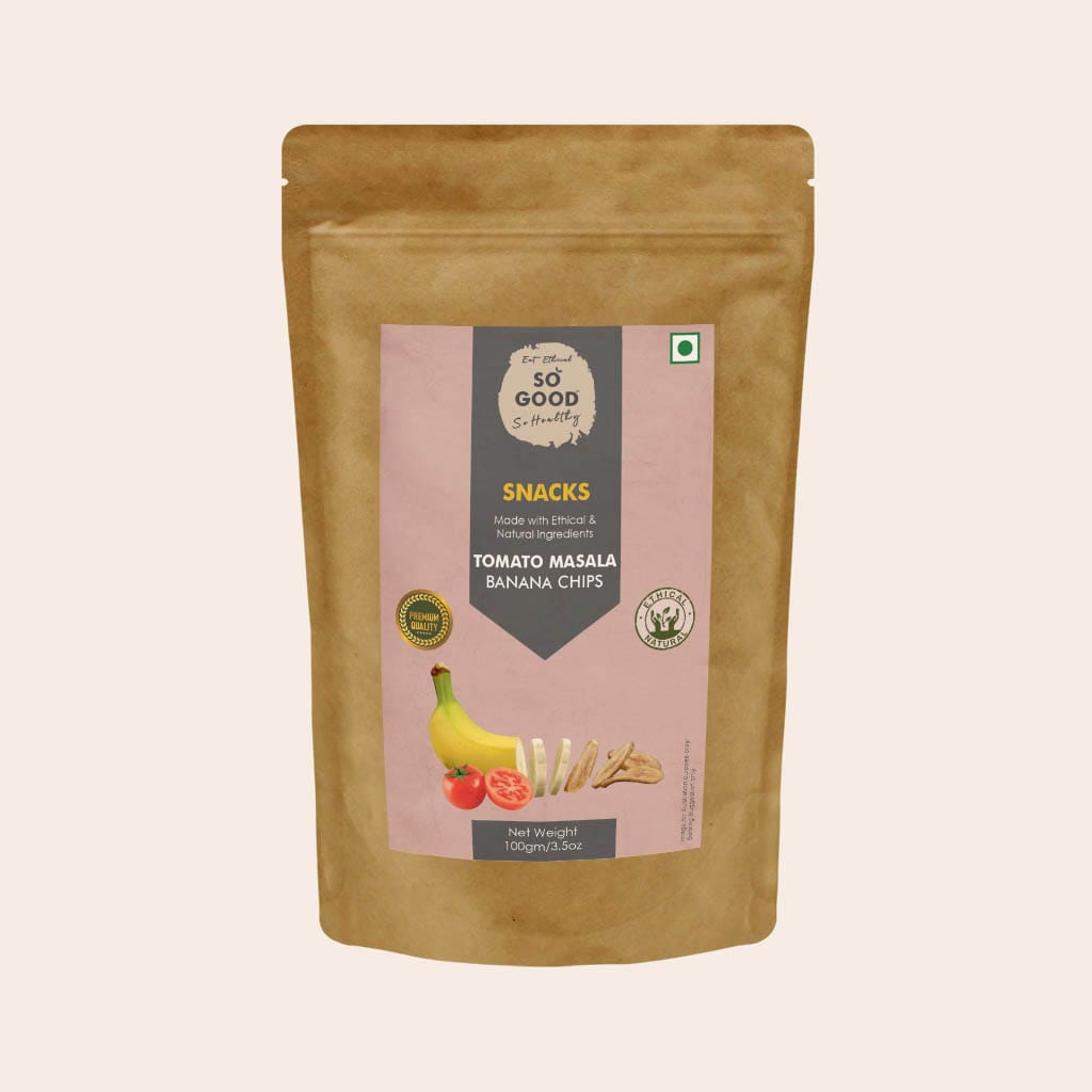 so good natural tomato masala banana chips 100gm