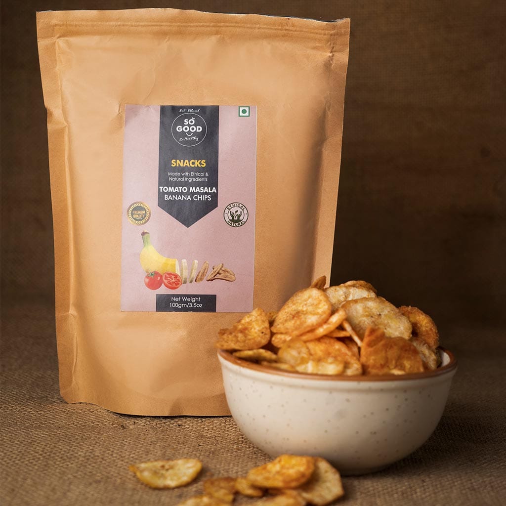 so good natural tomato masala banana chips 100gm