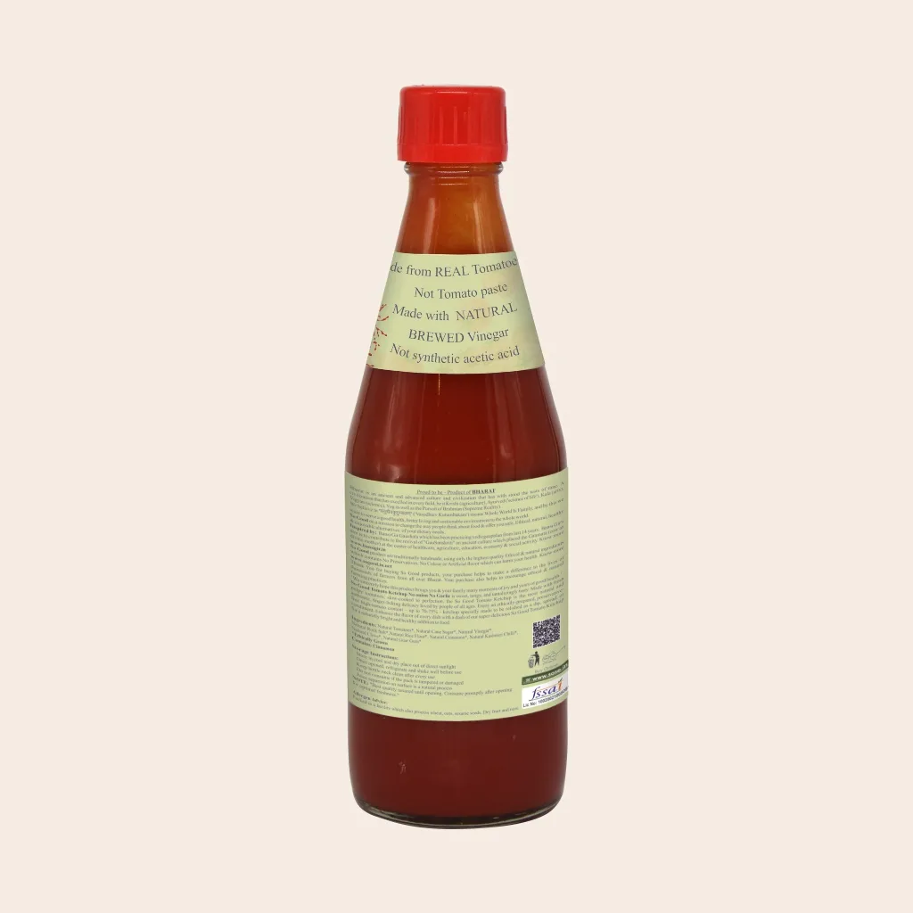 so good natural tomato ketchup no onion no garlic 480gm