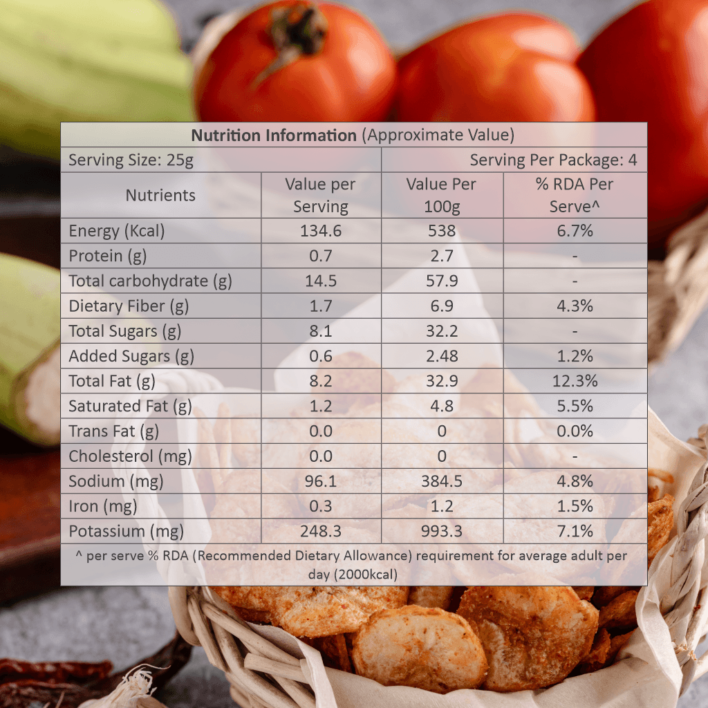 so good natural tomato masala banana chips 100gm